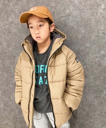 SHISKY（シスキー）の「フーデッド　フェイクダウン　マウンテンジャケット（ダウンジャケット/コート）」