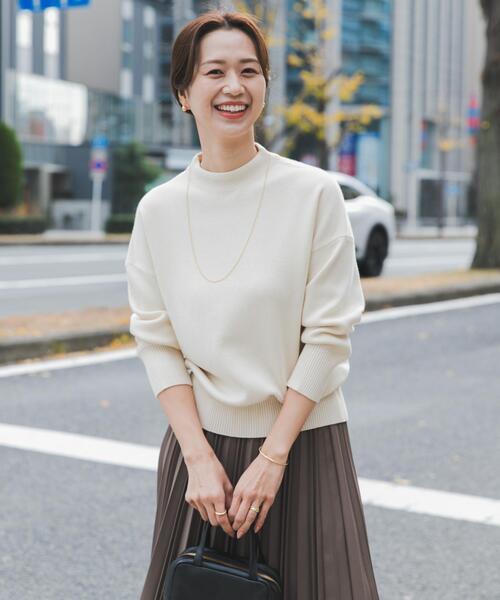 セール】『蓄熱』ボトルネックKNITプルオーバー（ニット/セーター