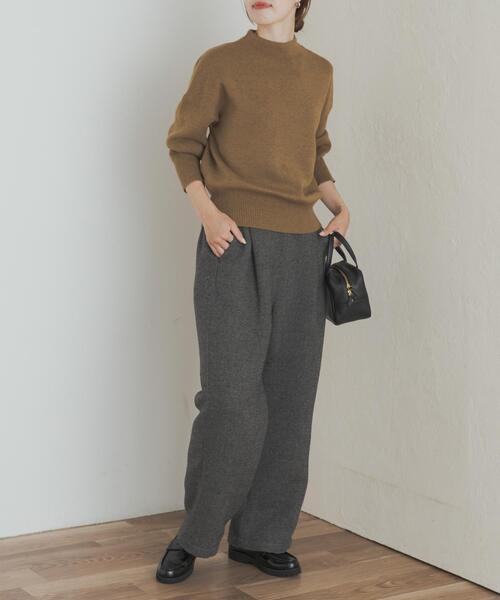 URBAN RESEARCH DOORS（アーバンリサーチドアーズ）の「『蓄熱/洗濯可』ボトルネックKNITプルオーバー（ニット/セーター・レディース・レッド/ネイビー/ライトブルー/カーキ/アイボリー/グレー・MEDIUM）」の18枚目の写真