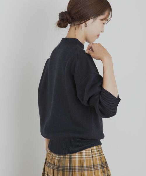 セール】『蓄熱/洗濯可』ボトルネックKNITプルオーバー（ニット