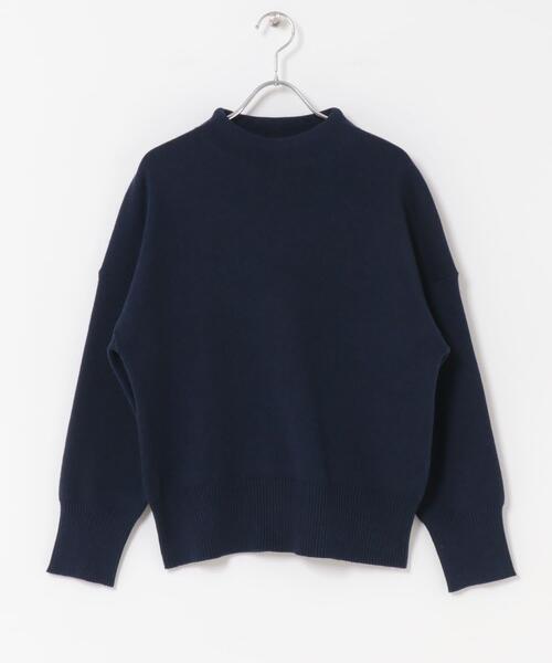 セール】『蓄熱』ボトルネックKNITプルオーバー（ニット/セーター