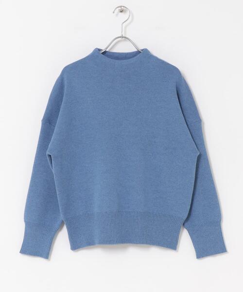 WEB/一部店舗限定カラー』ボトルネックKNITプルオーバー（ニット