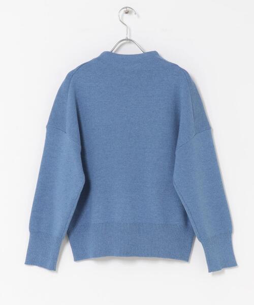 美品♪ビアズリー◆ボトルネック圧縮ウール　ぷるオーバー　ドルマン　日本製 セール】『蓄熱/洗濯可』ボトルネックKNITプルオーバー｜冬服/暖かい