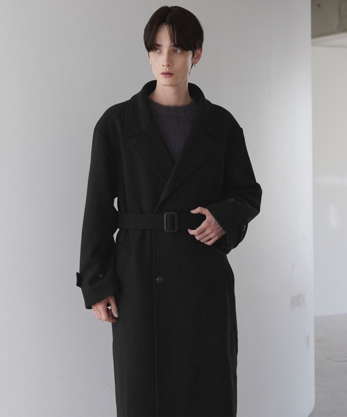 LUENNA】Oversized Double-Breasted Chester Coat / オーバーサイズ