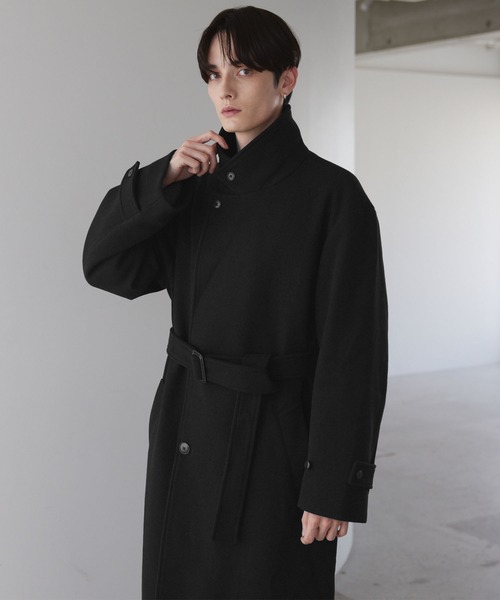 LUENNA】Oversized Double-Breasted Chester Coat / オーバーサイズ