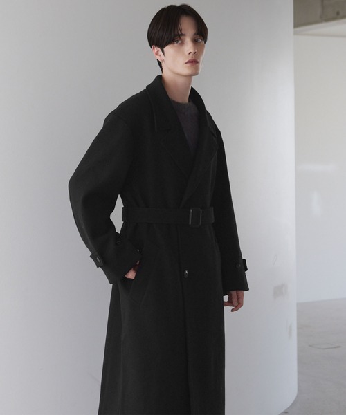 LUENNA】Oversized Double-Breasted Chester Coat / オーバーサイズ