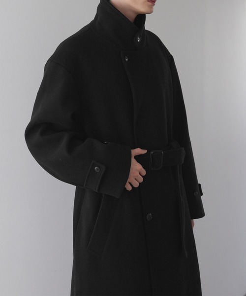 セール】【LUENNA】Oversized Double-Breasted Chester Coat