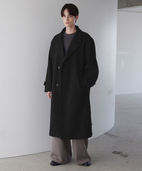 LUENNA】Oversized Double-Breasted Chester Coat / オーバーサイズ