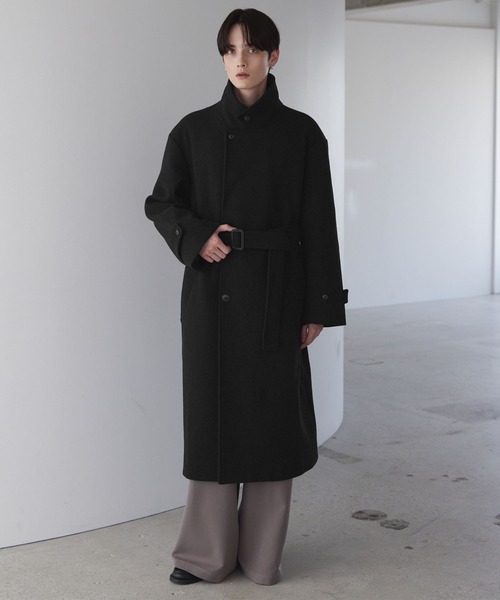 LUENNA】Oversized Double-Breasted Chester Coat / オーバーサイズ