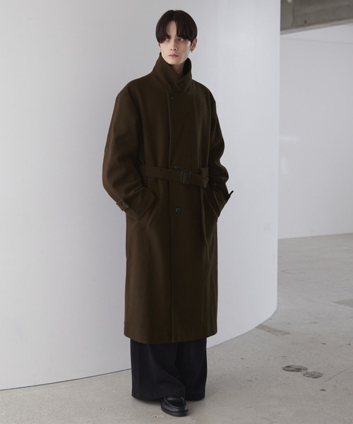 セール】【LUENNA】Oversized Double-Breasted Chester Coat