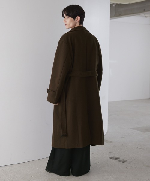 LUENNA】Oversized Double-Breasted Chester Coat / オーバーサイズ