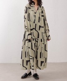 emesuelee（エメスーリー）の「ジョーゼット プリントワンピース（ワンピース）」