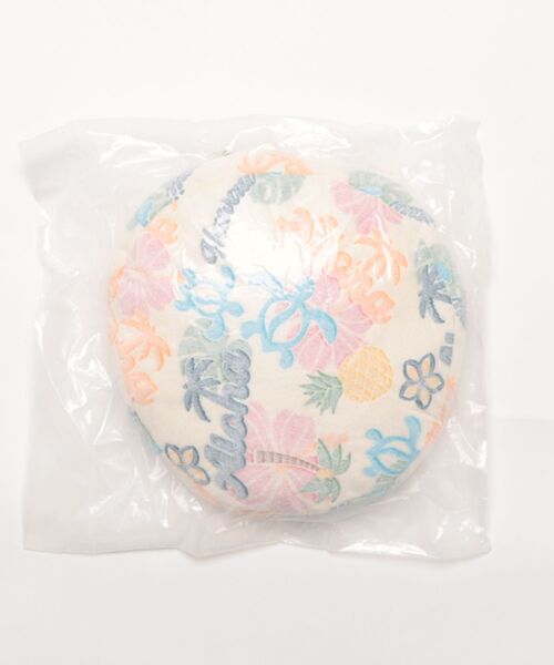 Kahiko（カヒコ）の「【Kahiko】ハウオリラウンドクッション（クッション/クッションカバー・レディース・ネイビー/ホワイト・FREE）」の3枚目の写真