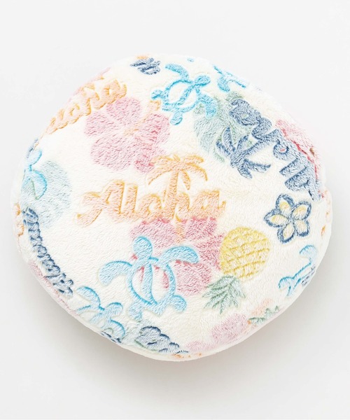 Kahiko（カヒコ）の「【Kahiko】ハウオリラウンドクッション（クッション/クッションカバー・レディース・ネイビー/ホワイト・FREE）」の4枚目の写真