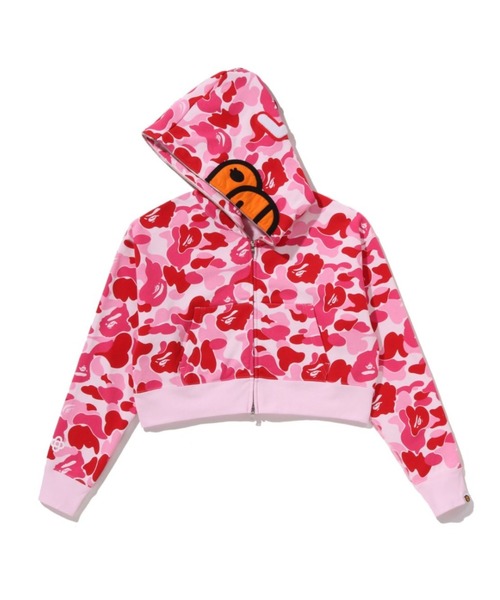 ABC CAMO BABY LISA CROPPED FULL ZIP HOODIE（パーカー）｜A BATHING