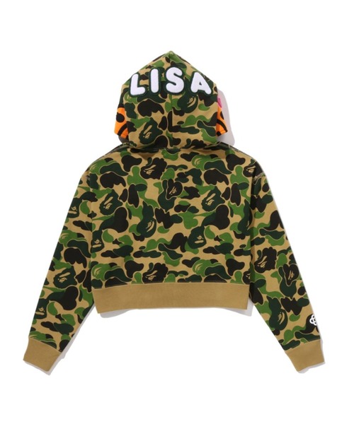 ABC CAMO BABY LISA CROPPED FULL ZIP HOODIE（パーカー）｜A BATHING