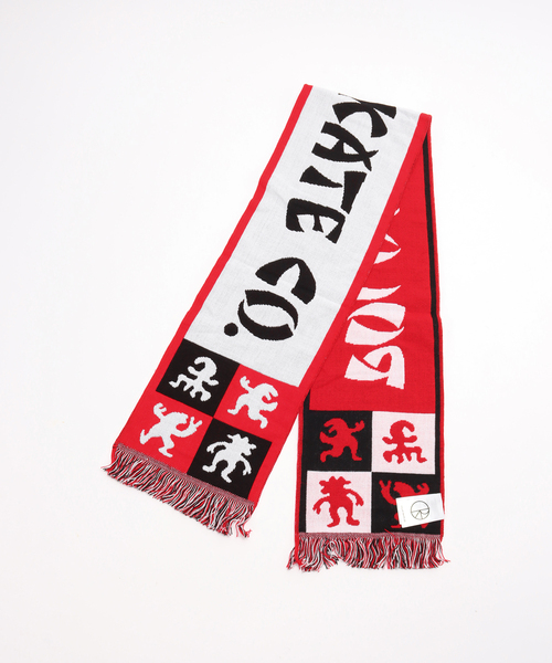JOURNAL STANDARD（ジャーナルスタンダード）の「POLAR SKATE CO./ポーラースケートカンパニー Football Scarf Checkers（マフラー・メンズ・レッド/ネイビー・SMALL）」の6枚目の写真