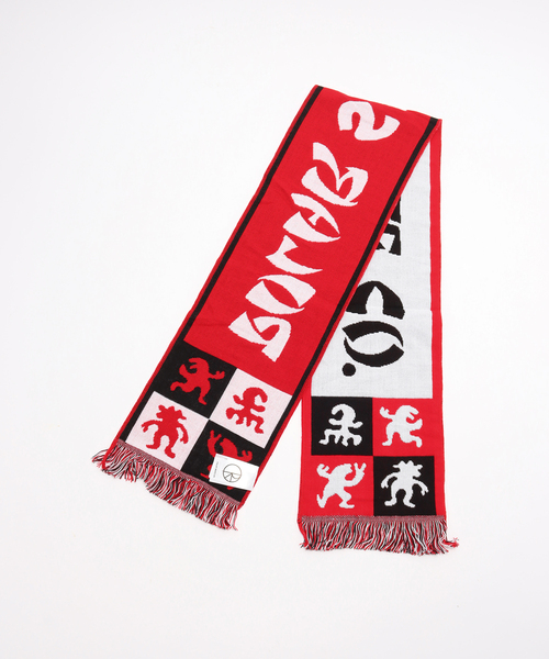 JOURNAL STANDARD（ジャーナルスタンダード）の「POLAR SKATE CO./ポーラースケートカンパニー Football Scarf Checkers（マフラー・メンズ・レッド/ネイビー・SMALL）」の8枚目の写真