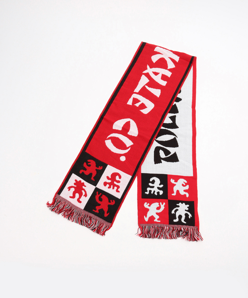 JOURNAL STANDARD（ジャーナルスタンダード）の「POLAR SKATE CO./ポーラースケートカンパニー Football Scarf Checkers（マフラー・メンズ・レッド/ネイビー・SMALL）」の10枚目の写真