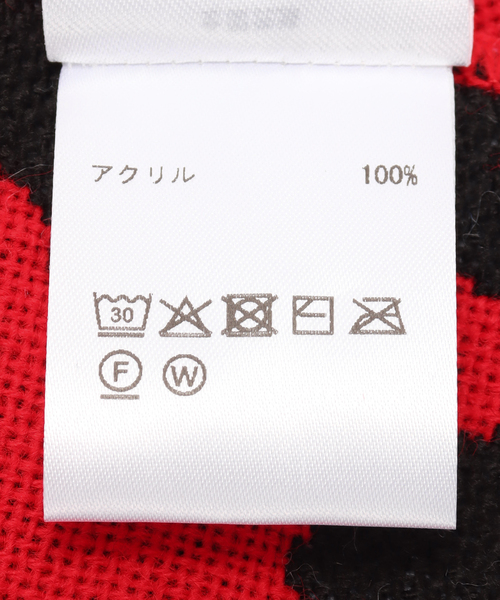 JOURNAL STANDARD（ジャーナルスタンダード）の「POLAR SKATE CO./ポーラースケートカンパニー Football Scarf Checkers（マフラー・メンズ・レッド/ネイビー・SMALL）」の11枚目の写真