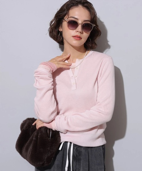 ヘンリーリブニット（ニット/セーター）｜Arpege story（アルページュ