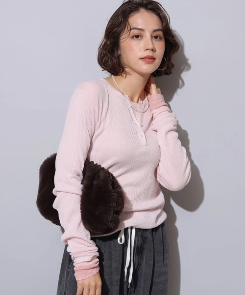 ヘンリーリブニット（ニット/セーター）｜Arpege story（アルページュ