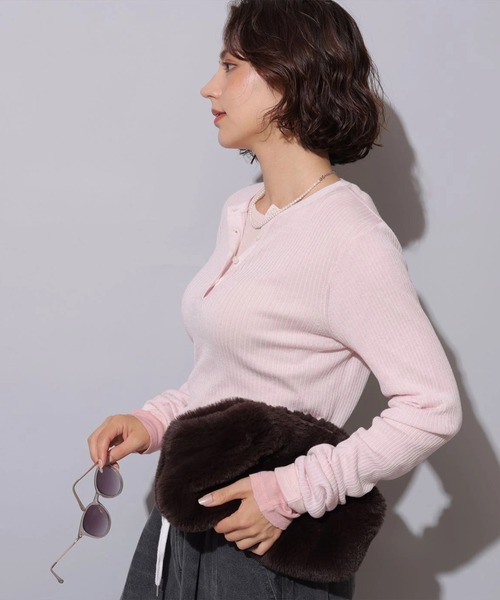 ヘンリーリブニット（ニット/セーター）｜Arpege story（アルページュ