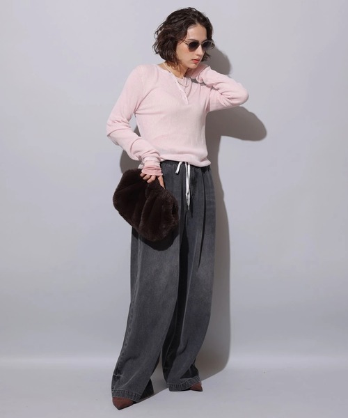 ヘンリーリブニット（ニット/セーター）｜Arpege story（アルページュ