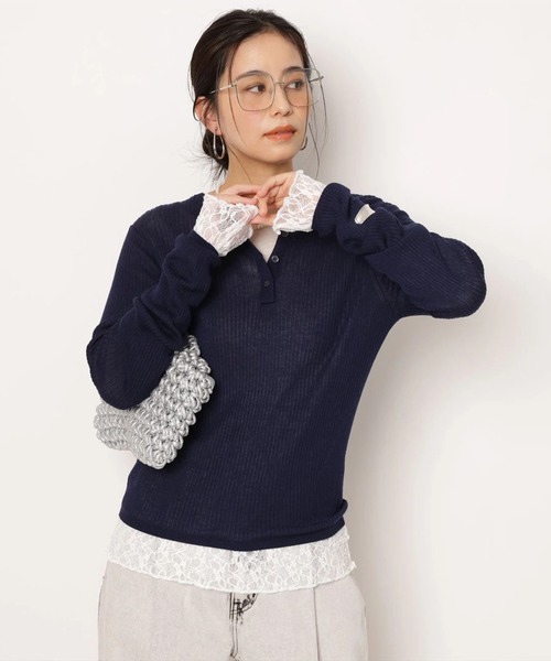 ヘンリーリブニット（ニット/セーター）｜Arpege story（アルページュ