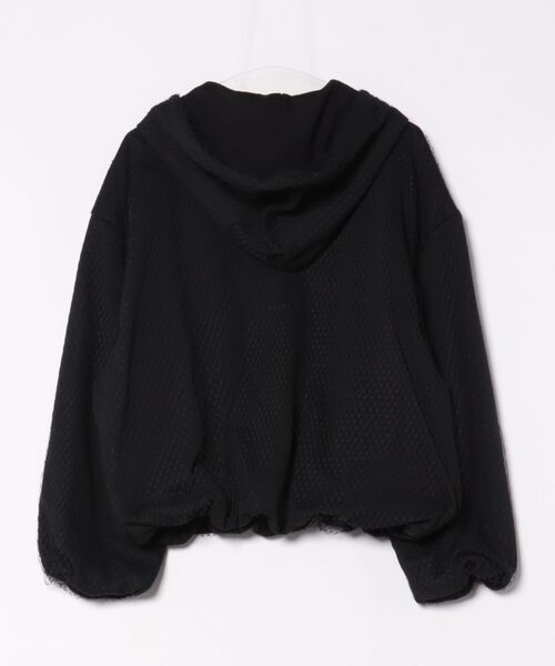 MSGM（エムエスジーエム）の「MSGM「CUTE KITTY」 チュールラップパーカー（パーカー・レディース・ブラック・S）」の8枚目の写真