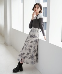 31 Sons de mode | 2025秋冬新作 シアーフラワープリントスカート(スカート)