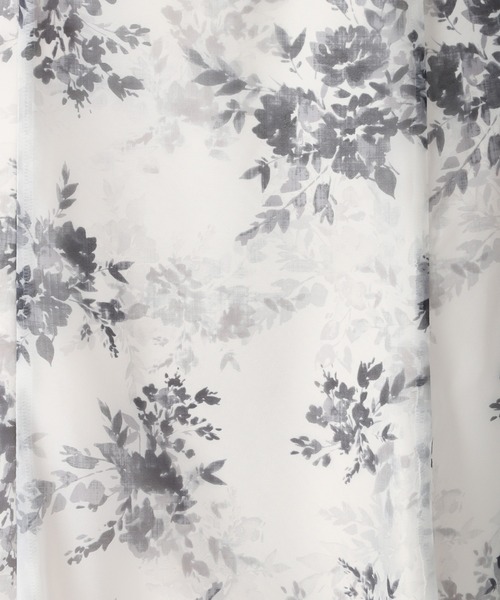 31 Sons de mode（トランテアン　ソン　ドゥ　モード）の「2025秋冬新作 シアーフラワープリントスカート（スカート・レディース・ブラック/ピンク・S/M）」の11枚目の写真