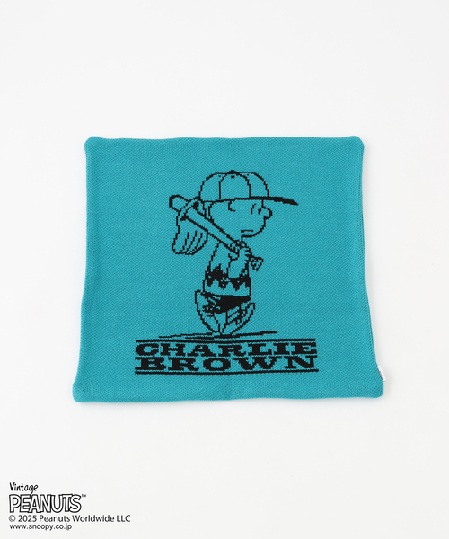 journal standard Furniture （ジャーナルスタンダードファニチャー）の「【PEANUTS×SPORTS WEAR by JSF】別注 KNIT CUSHION クッションカバー（クッション/クッションカバー・レディース・ブルー/グリーン/オレンジ/イエロー・FREE）」の12枚目の写真