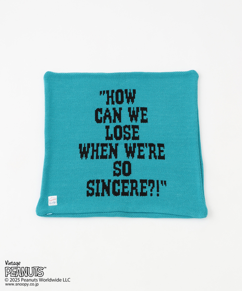 journal standard Furniture （ジャーナルスタンダードファニチャー）の「【PEANUTS×SPORTS WEAR by JSF】別注 KNIT CUSHION クッションカバー（クッション/クッションカバー・レディース・ブルー/グリーン/オレンジ/イエロー・FREE）」の16枚目の写真