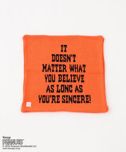 journal standard Furniture （ジャーナルスタンダードファニチャー）の「【PEANUTS×SPORTS WEAR by JSF】別注 KNIT CUSHION クッションカバー（クッション/クッションカバー・レディース・ブルー/グリーン/オレンジ/イエロー・FREE）」の17枚目の写真