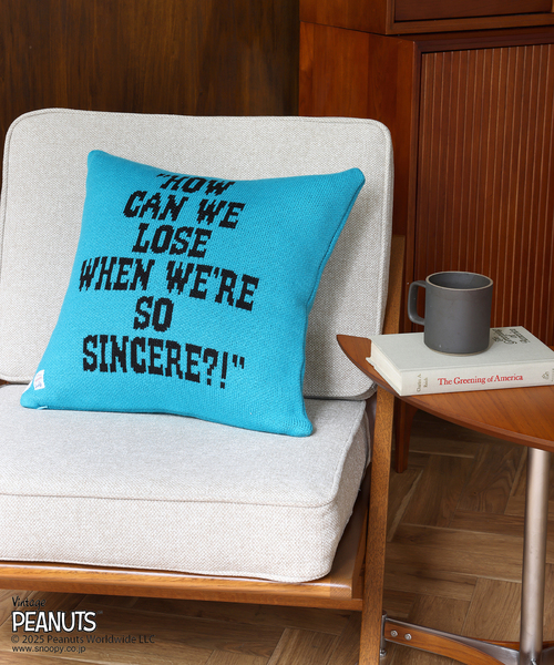 PEANUTS×SPORTS WEAR by JSF】別注 KNIT CUSHION クッションカバー