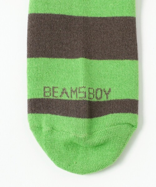 BEAMS BOY(ビームスボーイ)の「テレコ ボーダー 3/2(ソックス/靴下・レディース・ブルー/イエロー/レッド/ピンク・ONE SIZE)」の10枚目の写真