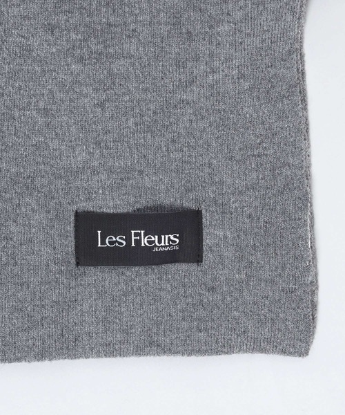 JEANASIS（ジーナシス）の「【Les Fleurs】Les Fleurs Muffler/607810（マフラー・レディース・ブラック/グレー・FREE）」の6枚目の写真