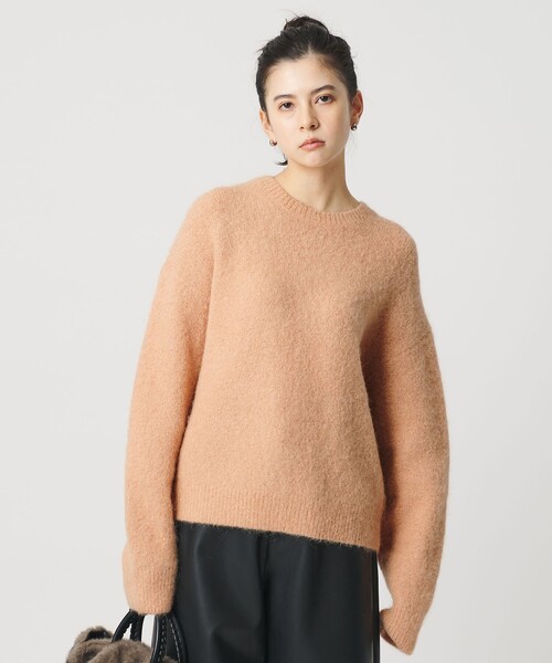 セール】アルパカブレンド シャギー ニットプルオーバー（ニット