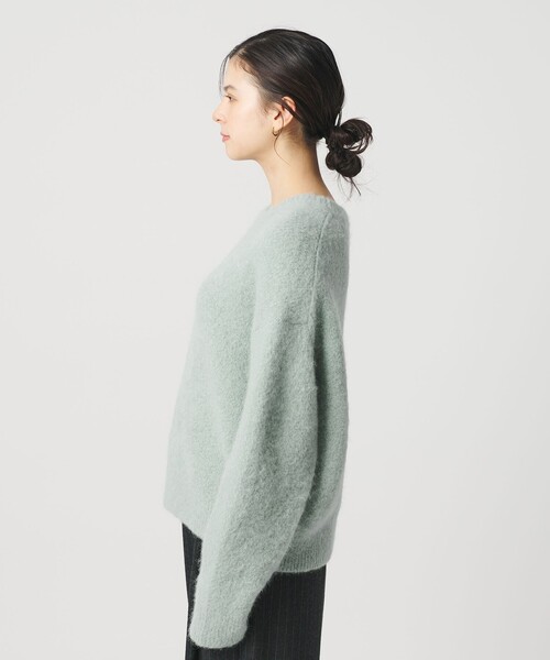 セール】アルパカブレンド シャギー ニットプルオーバー（ニット