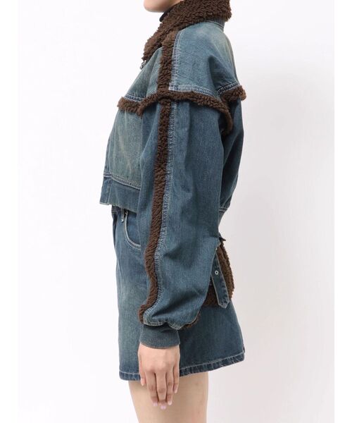 デニムボアブルゾン【セットアップ着用可能】（ブルゾン）｜EVRIS