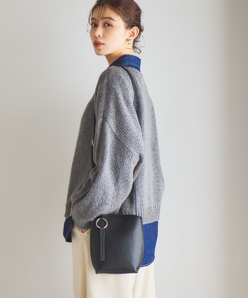 studio CLIP(スタディオクリップ)の「3ROOMワンマイルショルダーバッグ(ショルダーバッグ・レディース・ブラウン/ブルー/アイボリー/ブラック/ライトブルー/キャメル・FREE)」の14枚目の写真