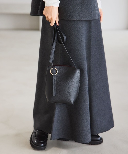 studio CLIP(スタディオクリップ)の「3ROOMワンマイルショルダーバッグ(ショルダーバッグ・レディース・ブラウン/ブルー/アイボリー/ブラック/ライトブルー/キャメル・FREE)」の16枚目の写真