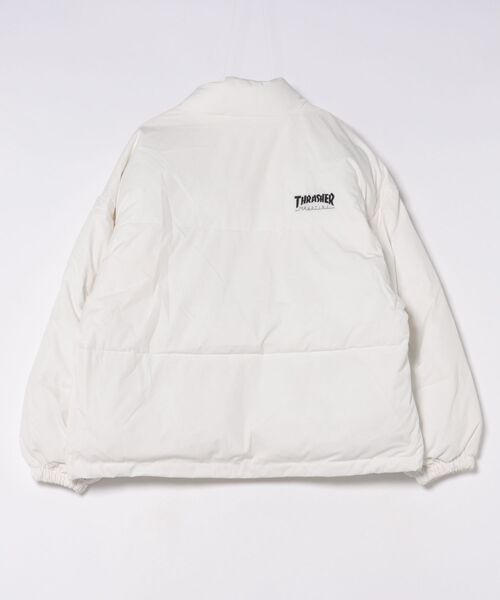 THRASHER(スラッシャー)の「【THRASHER/スラッシャー】 スタンドネックパファージャケット マグロゴ(ブルゾン・メンズ・ブラック/ホワイト・LARGE/X-LARGE/MEDIUM)」の3枚目の写真