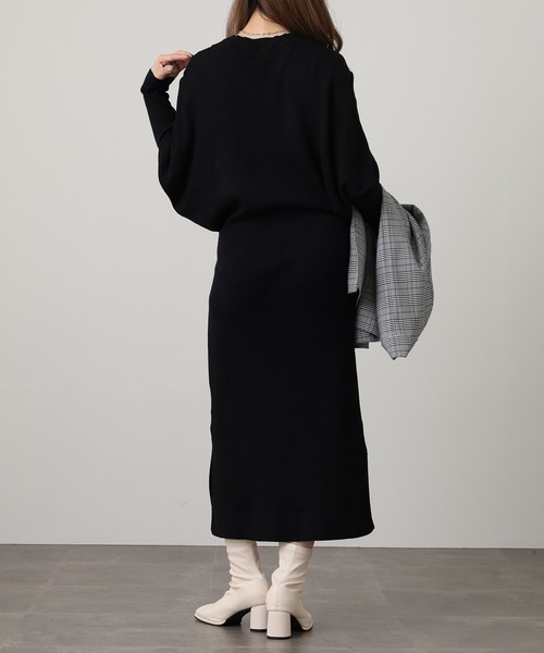 激レア　初期　20471120 トライヴェンテイ　変形ニットワンピース セール】変形デザインニットワンピース（ワンピース）｜FUNALIVE