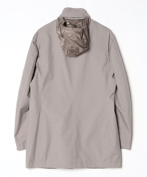 新品タグ付き✨　ムーレー ステンカラーコート　グレージュ　フード　48 セール】MOORER DUCA-GF ムーレー 撥水 ステンカラーコート（ステン