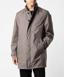 MOORER ダークブラウン　ステンカラーコート MOORER｜ムーレー（メンズ）のステンカラーコート（ナイロン