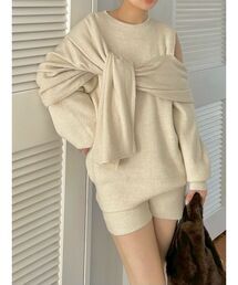 SNIDEL | 畦ニットショートパンツ(その他パンツ)