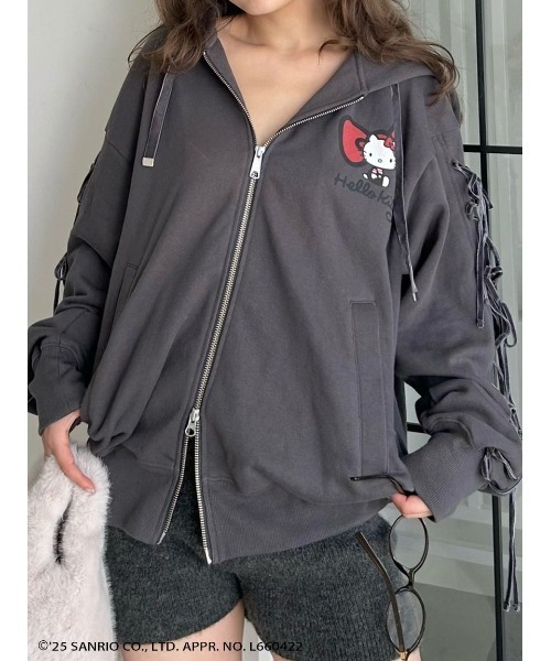 SNIDEL（スナイデル）の「畦ニットショートパンツ（その他パンツ・レディース・アイボリー/グレー/レッド・F）」の8枚目の写真