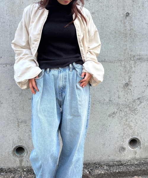 merrylatte（メリーラテ）の「ボリューム ギャザー スリーブ ブルゾン【Muller Rossi】（ブルゾン・レディース・アイボリー・FREE）」の11枚目の写真